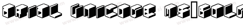 Arial Unicode MS-Bold-7449字体转换